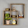 Hanah Home Estantería Decorativa de Madera Maciza Raf342
